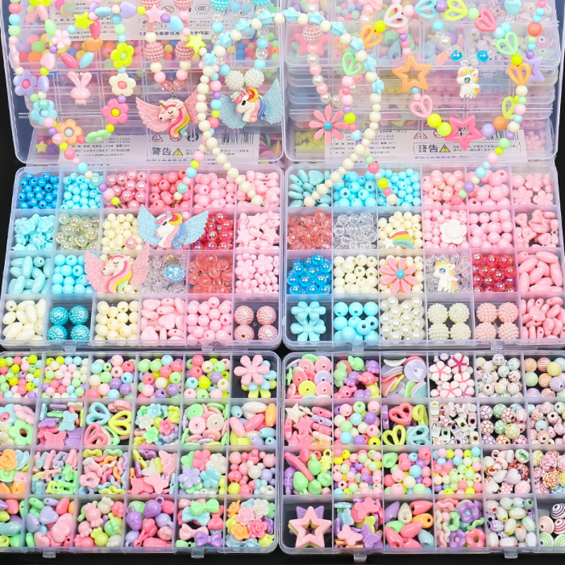 Jewelry Making Kits For Girls - Children's Handmade Beaded Girls Wear Beads