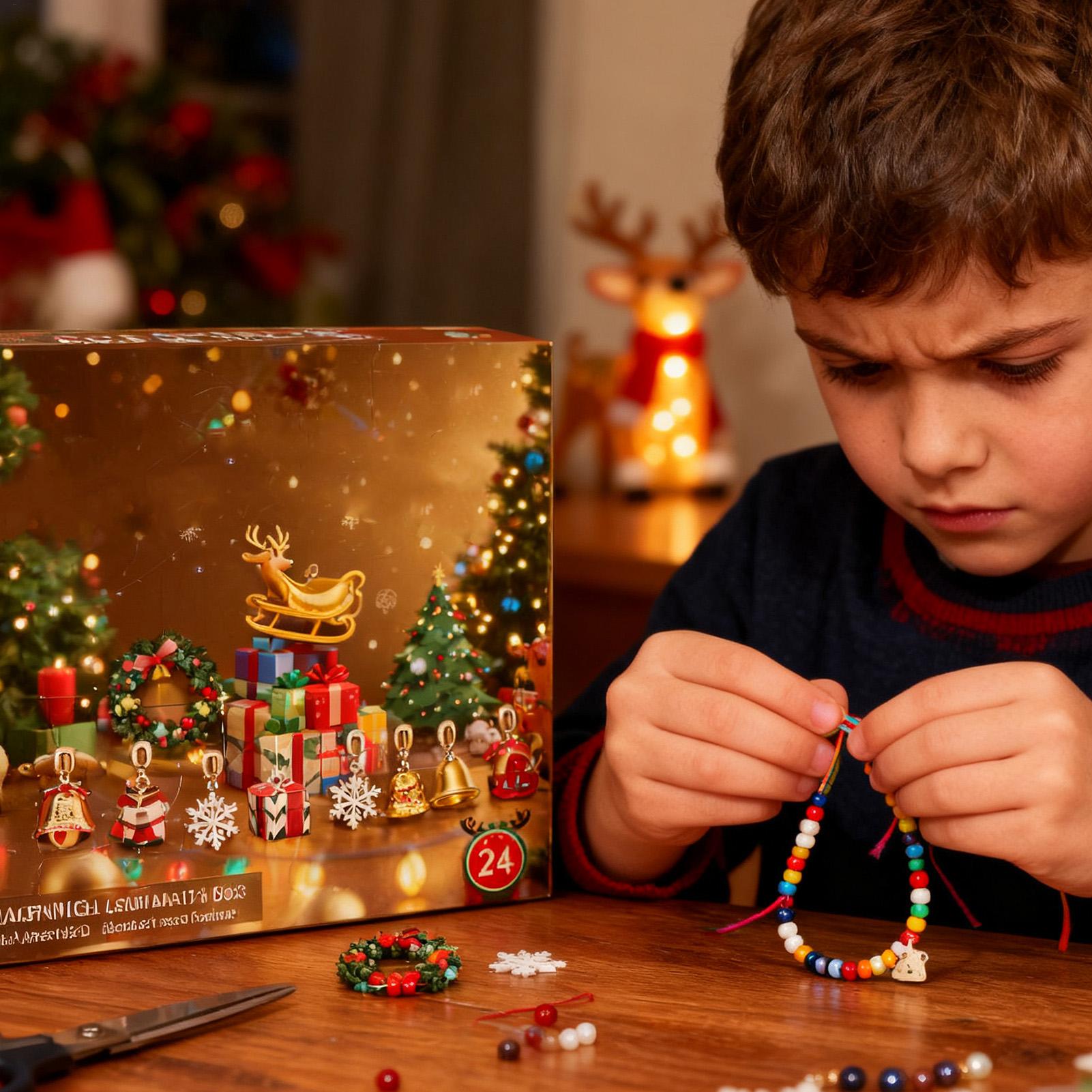 Jewelry Making Advent Calendar - Calendar Advent Bracelet 24-Days Countdown Jewelry