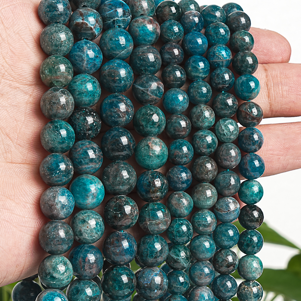 7-8/10mm Natural Apatite Gemst - Jewelry Making Drill recensione e prezzo