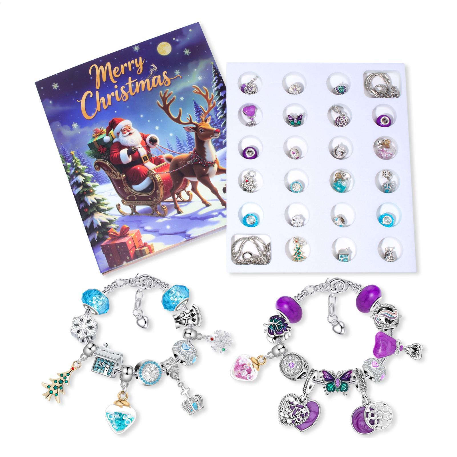 24 Days Christmas Countdown Ad - Jewelry Making Advent Calendar recensione e prezzo
