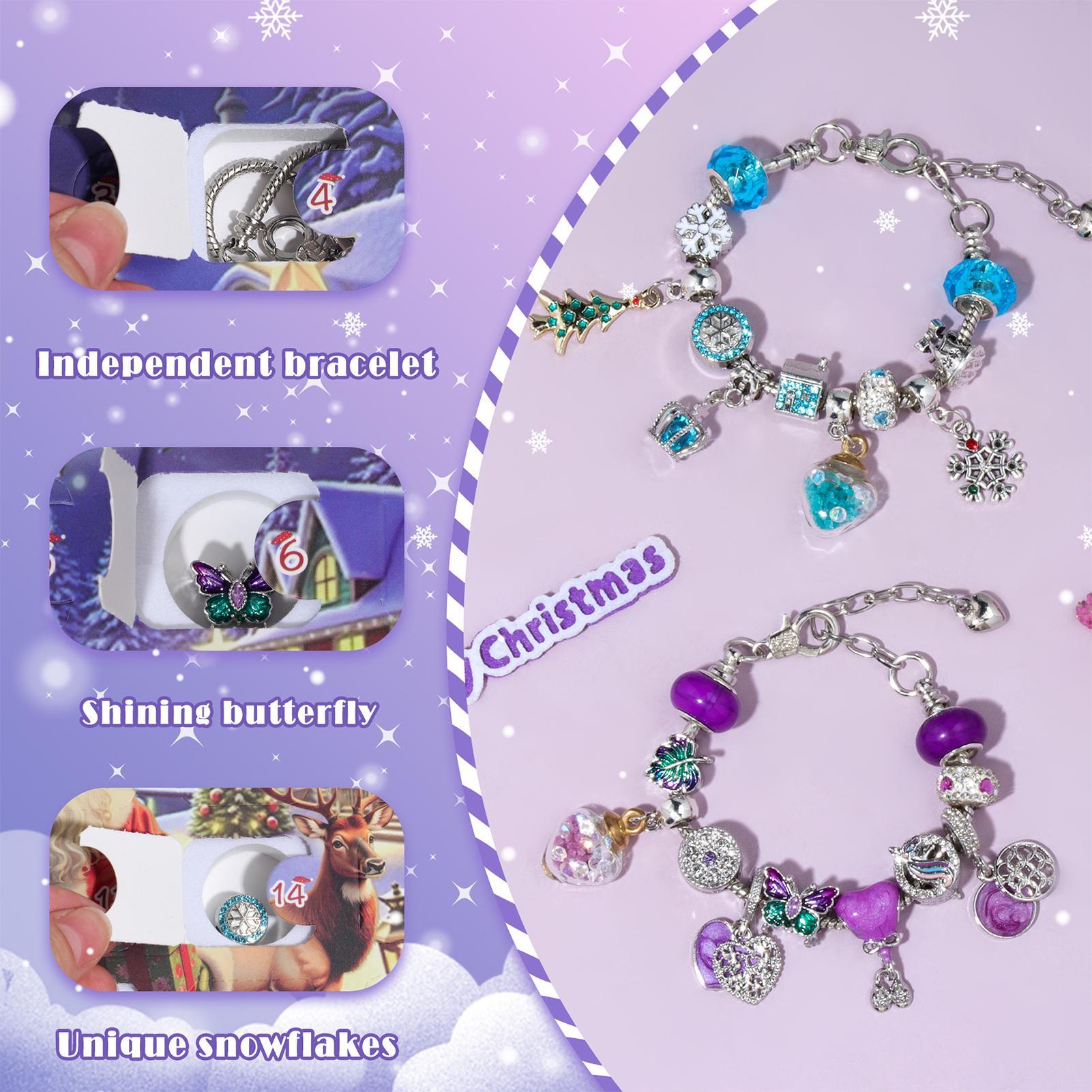 24 Days Christmas Countdown Ad - Jewelry Making Advent Calendar recensione e prezzo