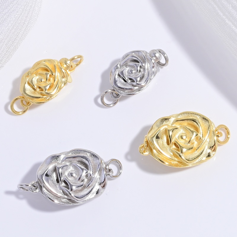 S925 Sterling Silver Rose Peta - Jewelry Making Silver recensione e prezzo