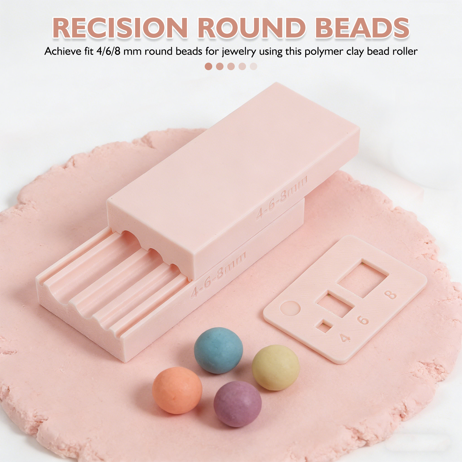 2Pcs Polymer Clay Bead Roller  - Jewelry Making Tool Kit recensione e prezzo