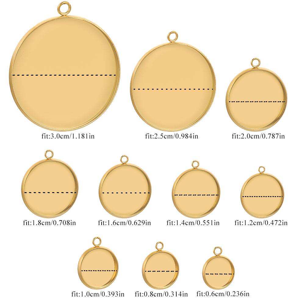 10 Pcs Golden Stainless Steel  - Jewelry Making Tray recensione e prezzo