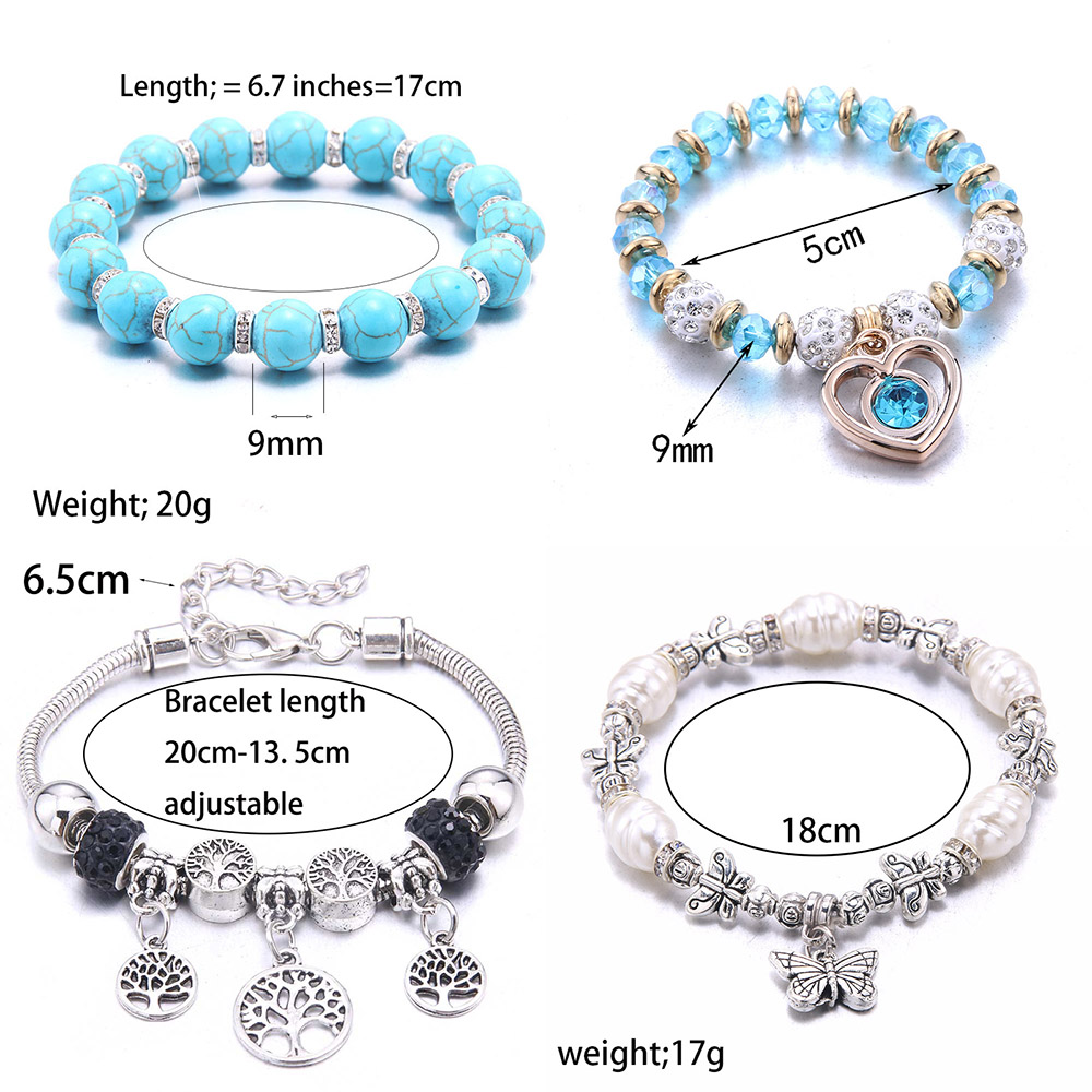 10pcs/set Natural Stone Charms - Jewelry Making Kits For Girls recensione e prezzo