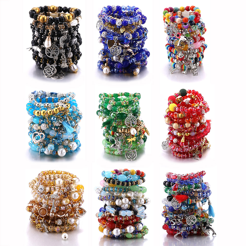 10pcs/set Natural Stone Charms - Jewelry Making Kits For Girls recensione e prezzo
