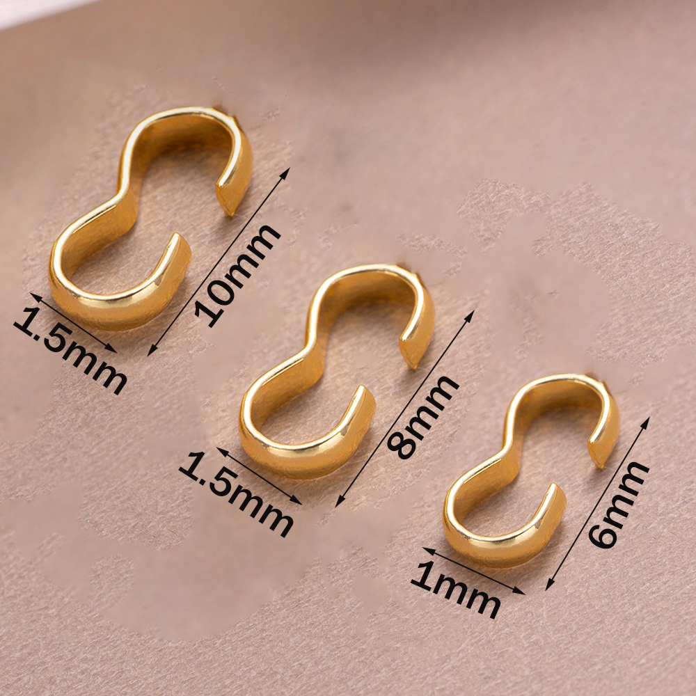 50pcs 18K Copper Plated Brass  - Jewelry Making Knots recensione e prezzo