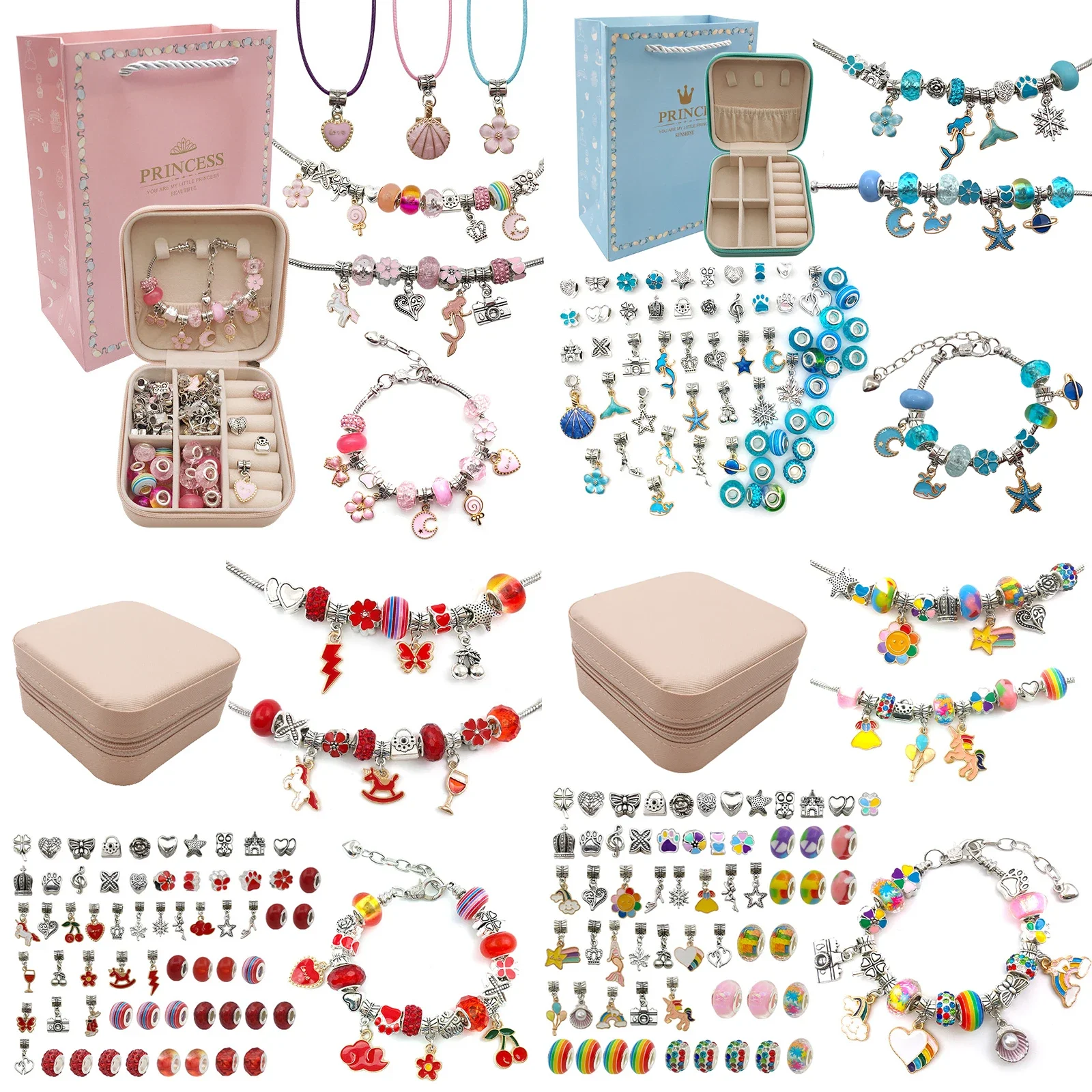 Charm Bracelet Making Kit for  - Jewelry Making Kits For Girls recensione e prezzo