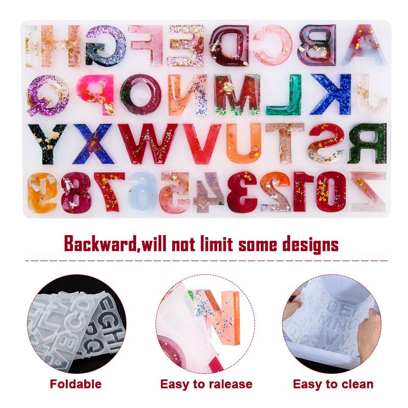 Alphabet Epoxy Resin Mold Kit  - Jewelry Making Drill recensione e prezzo