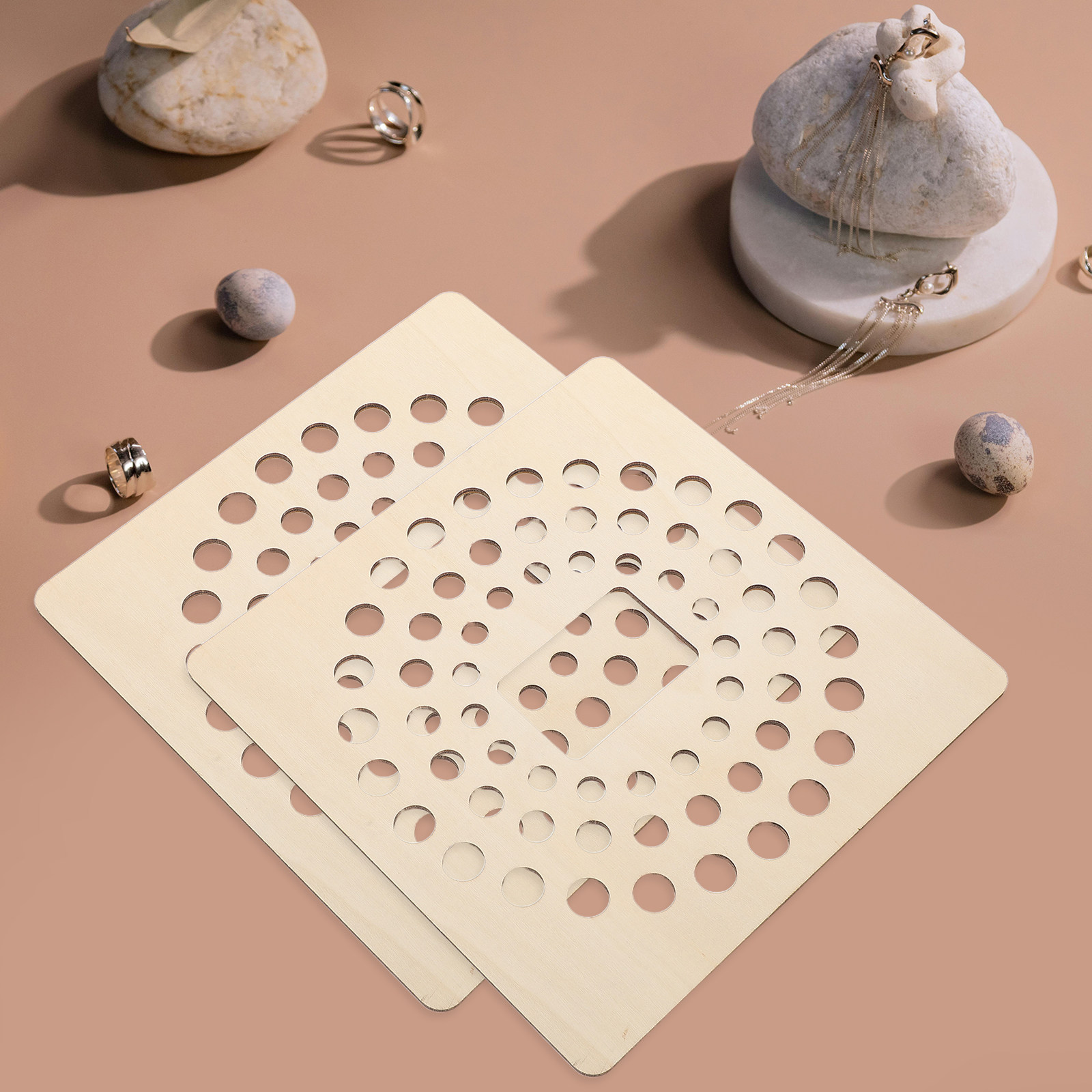 4Pcs Wooden Bead Tray Jewelry  - Jewelry Making Tool Kit recensione e prezzo