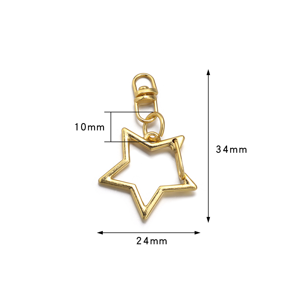 10Pcs Alloy Star Shaped Snap K - Jewelry Making Metal recensione e prezzo