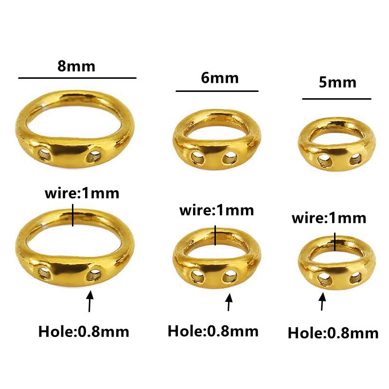 30pcs 5/6/8mm Stainless Steel  - Jewelry Making Metal recensione e prezzo