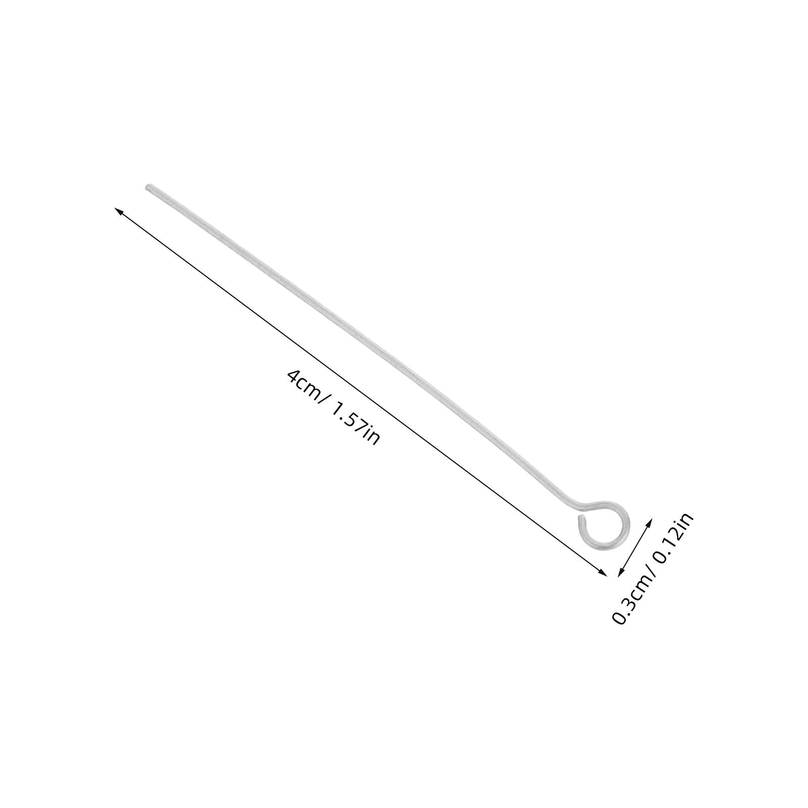 300Pcs Stainless Steel Open Ey - Jewelry Making Silver recensione e prezzo