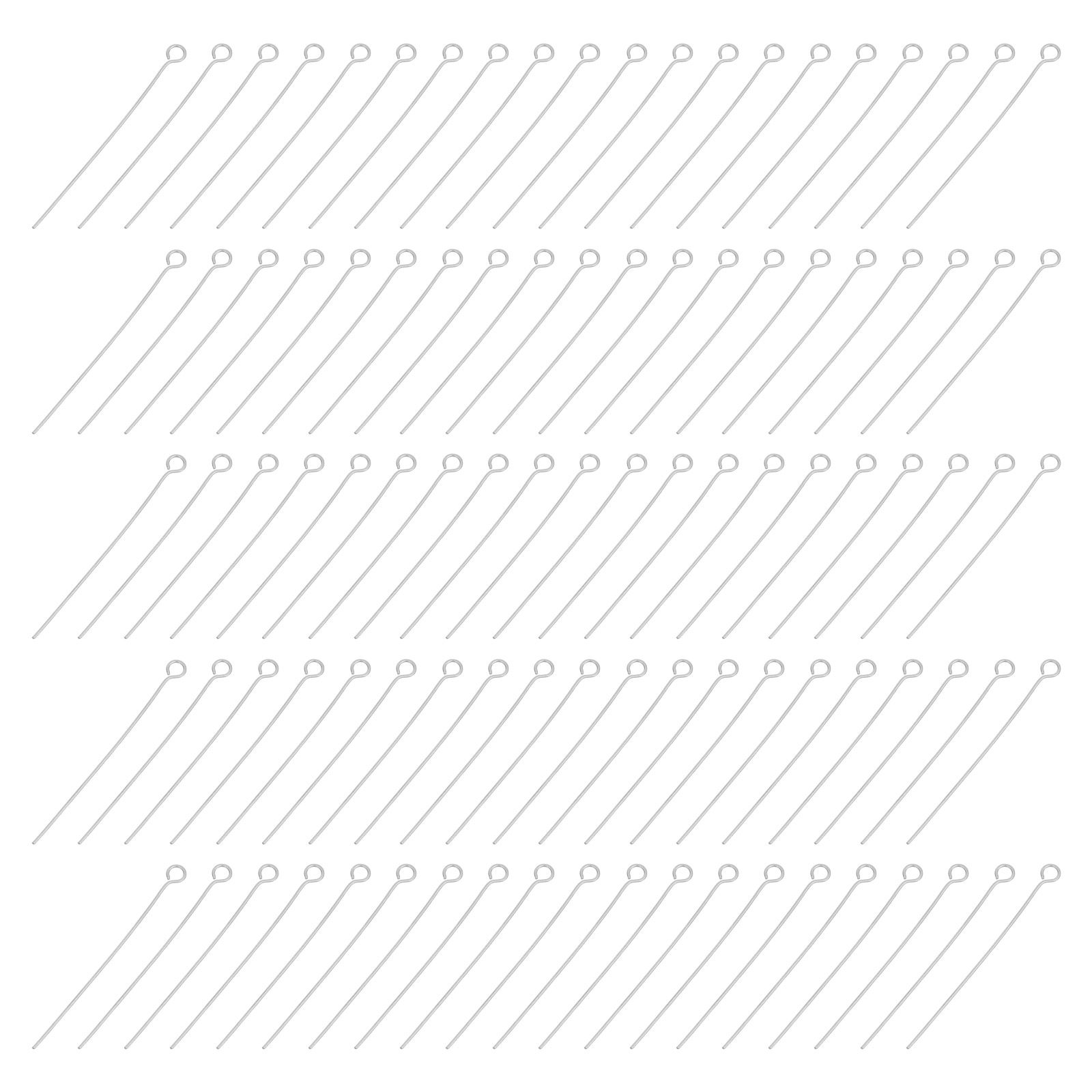 300Pcs Stainless Steel Open Ey - Jewelry Making Silver recensione e prezzo