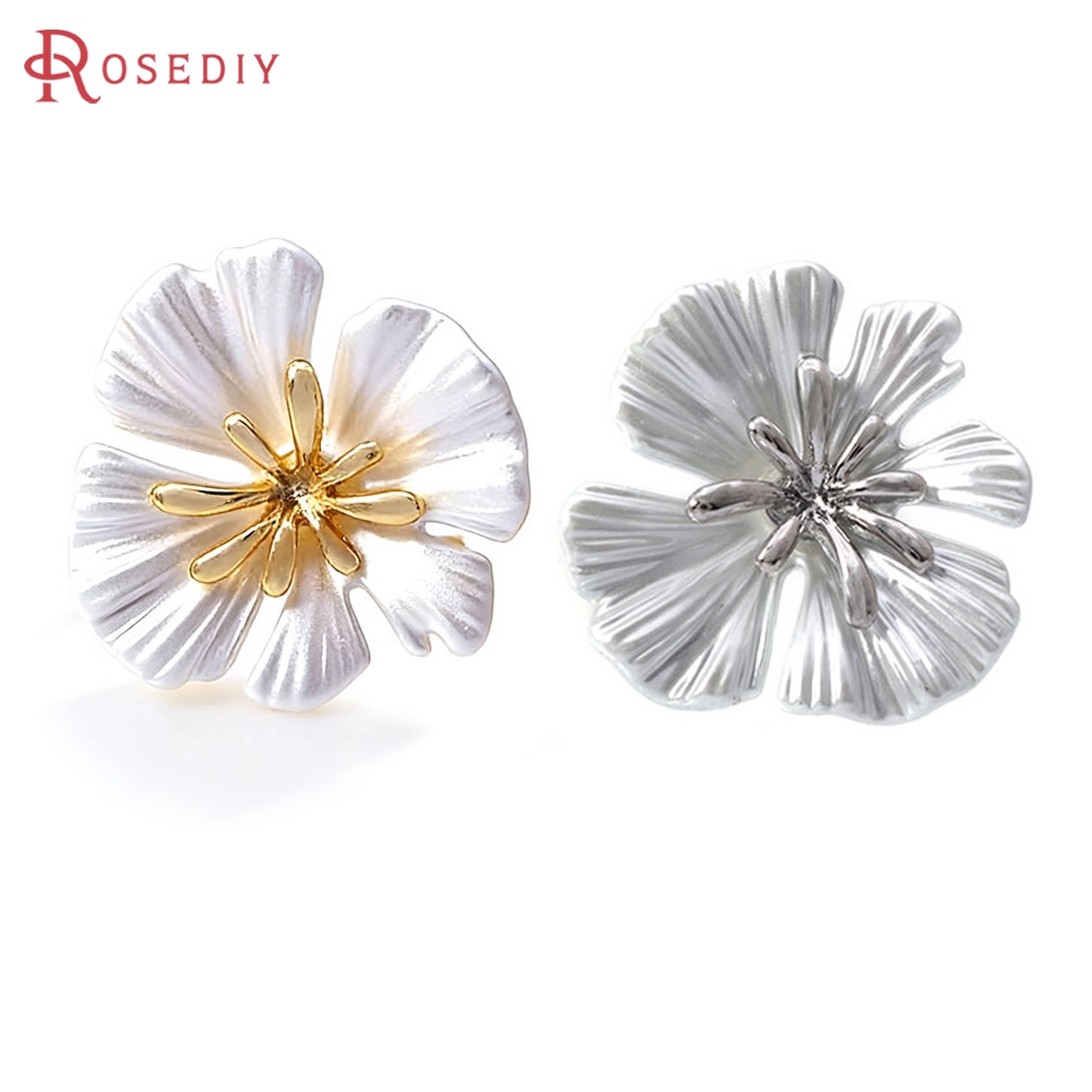 18K Gold Color Brass Flower St - Jewelry Making Metal recensione e prezzo