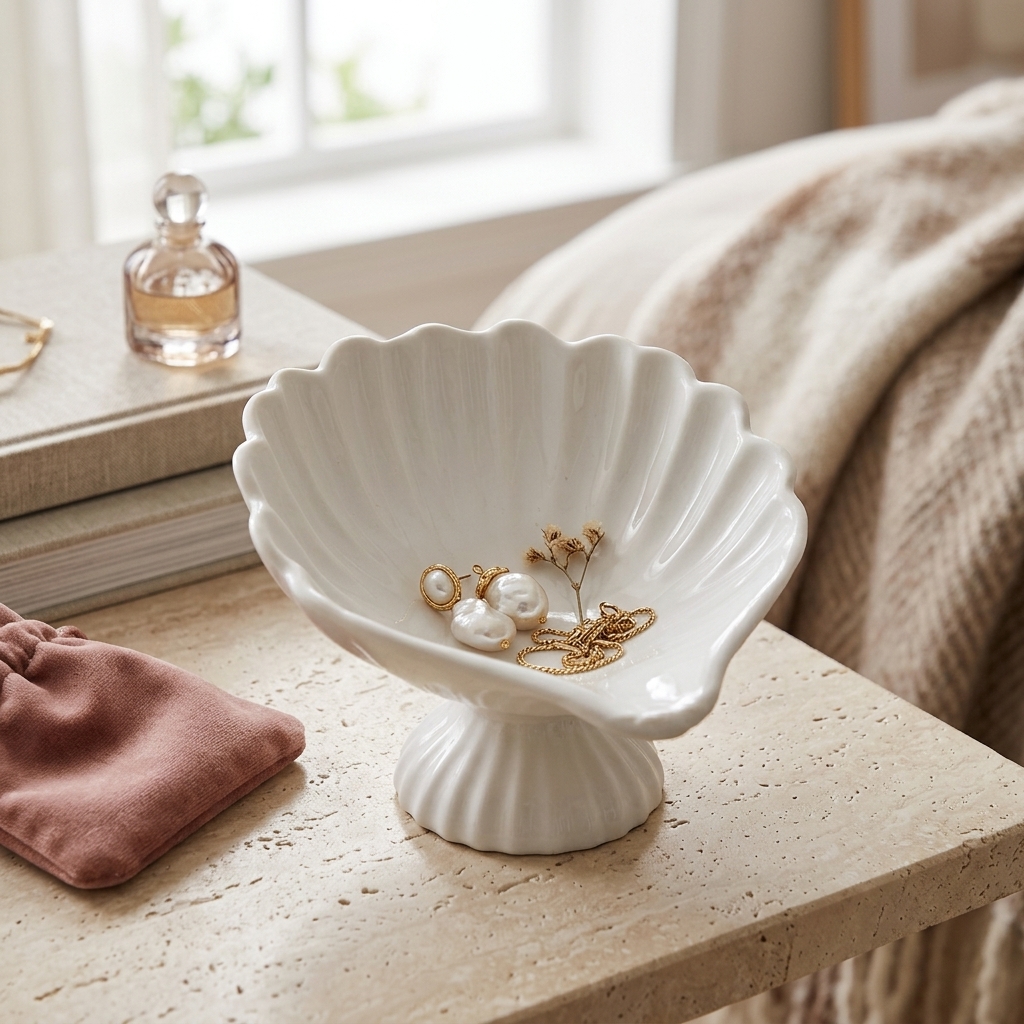Seashell Jewelry Dish Trinket  - Jewelry Making Tray recensione e prezzo