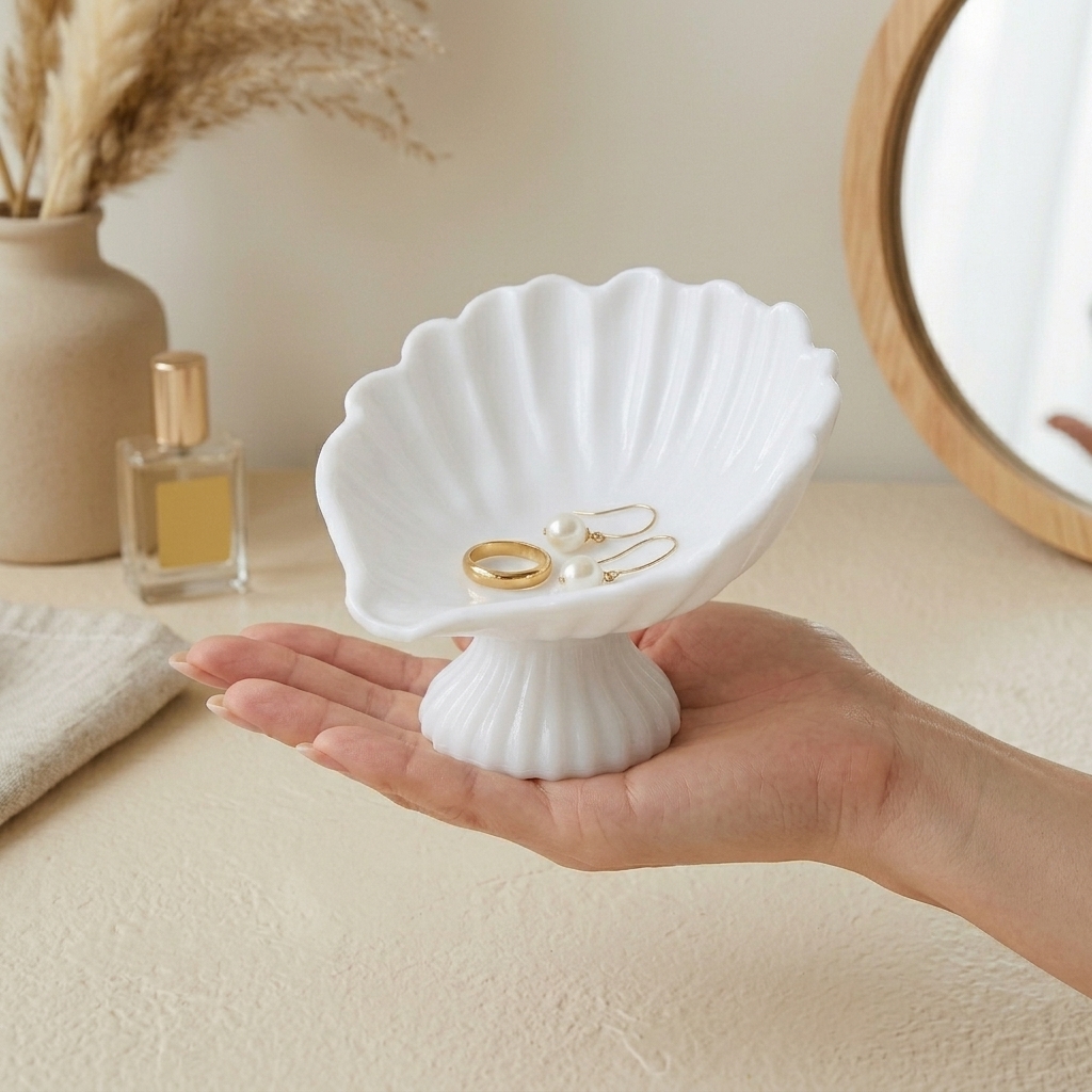 Seashell Jewelry Dish Trinket  - Jewelry Making Tray recensione e prezzo