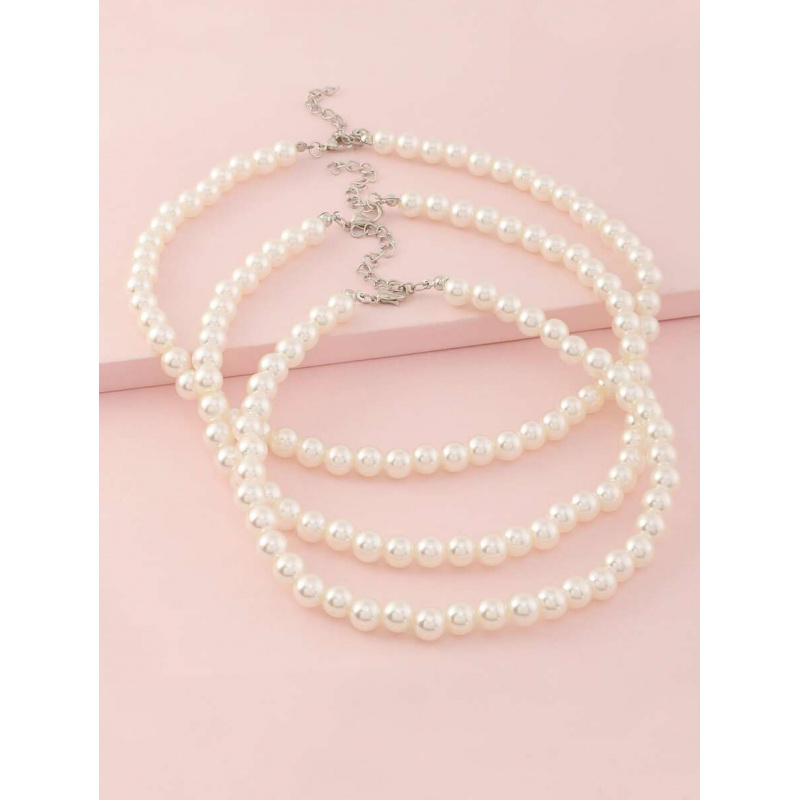 3pcs/Set Girls White Pearl Bea - Jewelry Making Kits For Girls recensione e prezzo