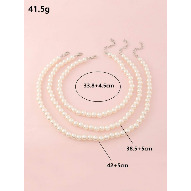 3pcs/Set Girls White Pearl Bea - Jewelry Making Kits For Girls recensione e prezzo