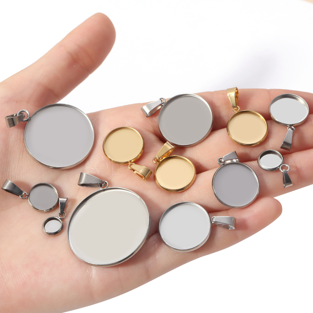 5-10pcs 6-30mm Stainless Steel - Jewelry Making Tray recensione e prezzo