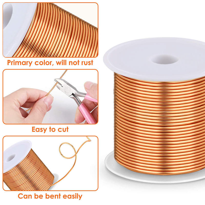 1-3Roll  Soft Copper Wire for  - Jewelry Making Wire recensione e prezzo