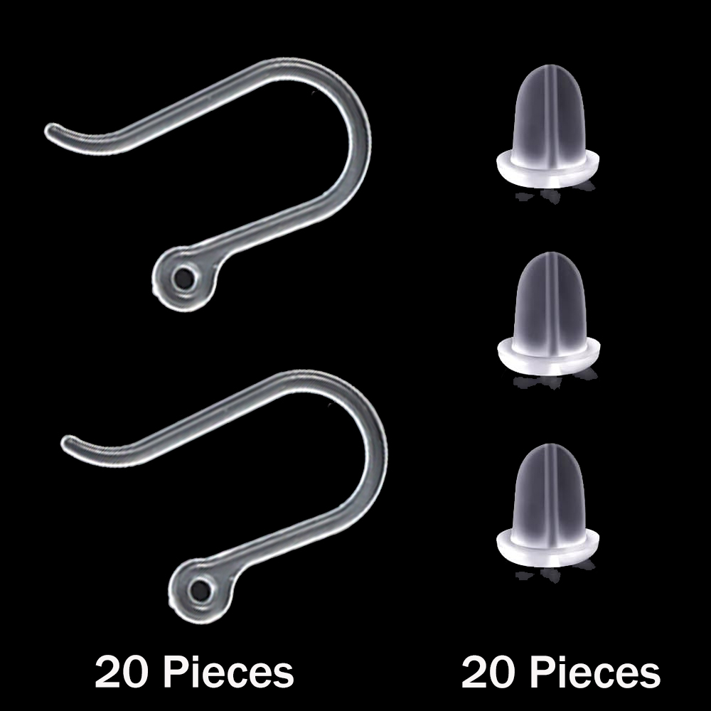 20pcs Plastic Earring Hooks Ea - Jewelry Making Wire recensione e prezzo
