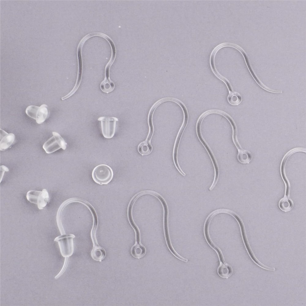 20pcs Plastic Earring Hooks Ea - Jewelry Making Wire recensione e prezzo
