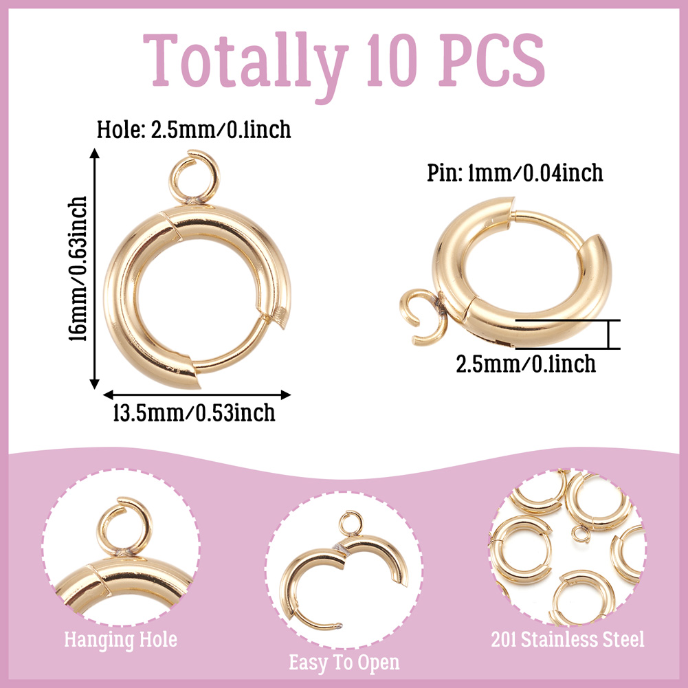 10pcs 201 Stainless Steel Hugg - Jewelry Making Knots recensione e prezzo