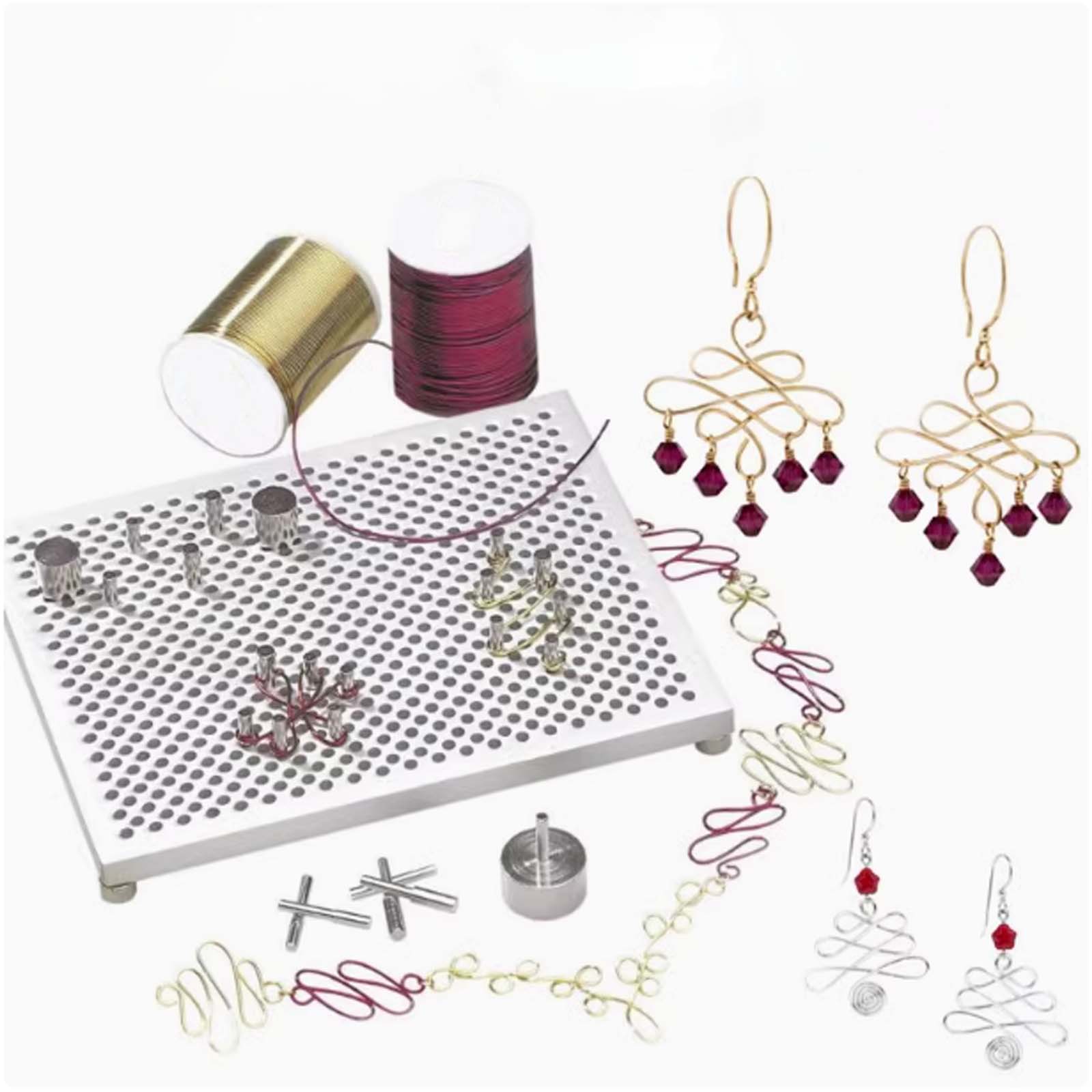 Gold Silver Wire Bending Board - Wire Jewelry Making Jig recensione e prezzo