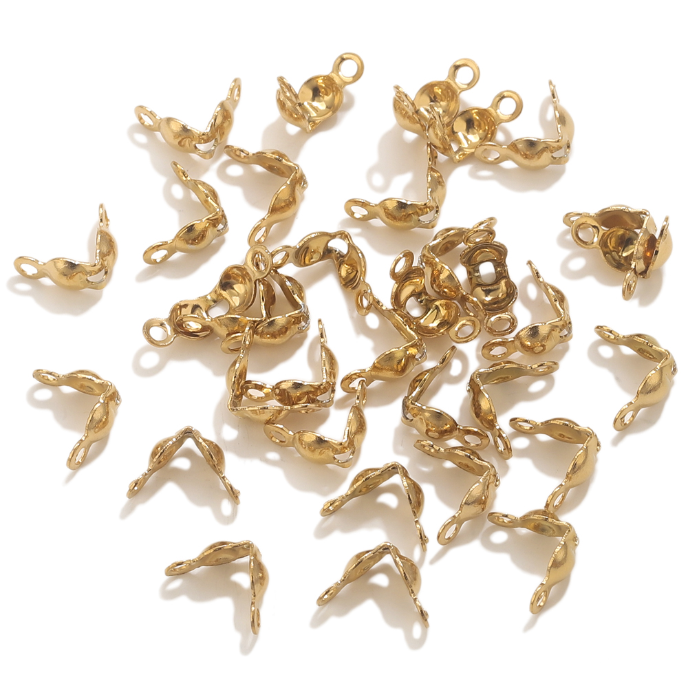 50pcs PVD Gold Plated Stainles - Jewelry Making Accessories recensione e prezzo