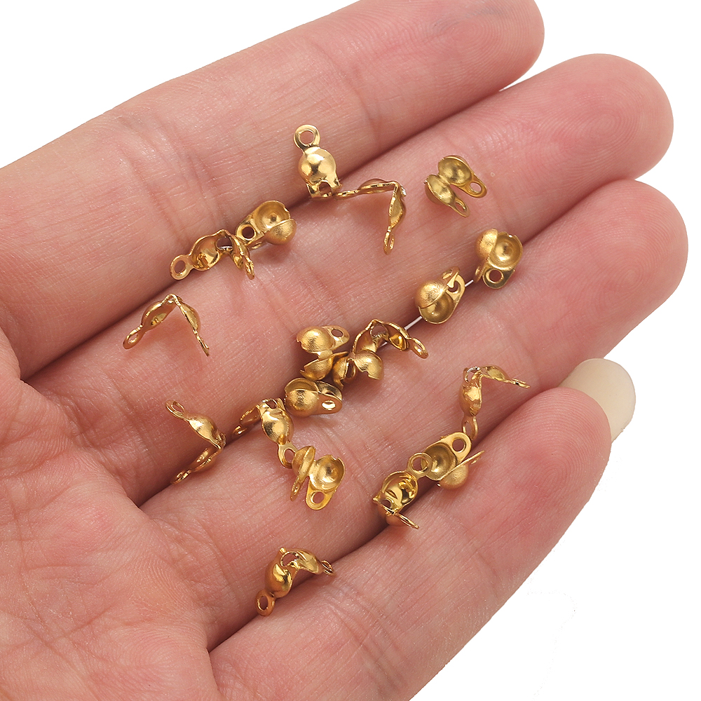 50pcs PVD Gold Plated Stainles - Jewelry Making Accessories recensione e prezzo