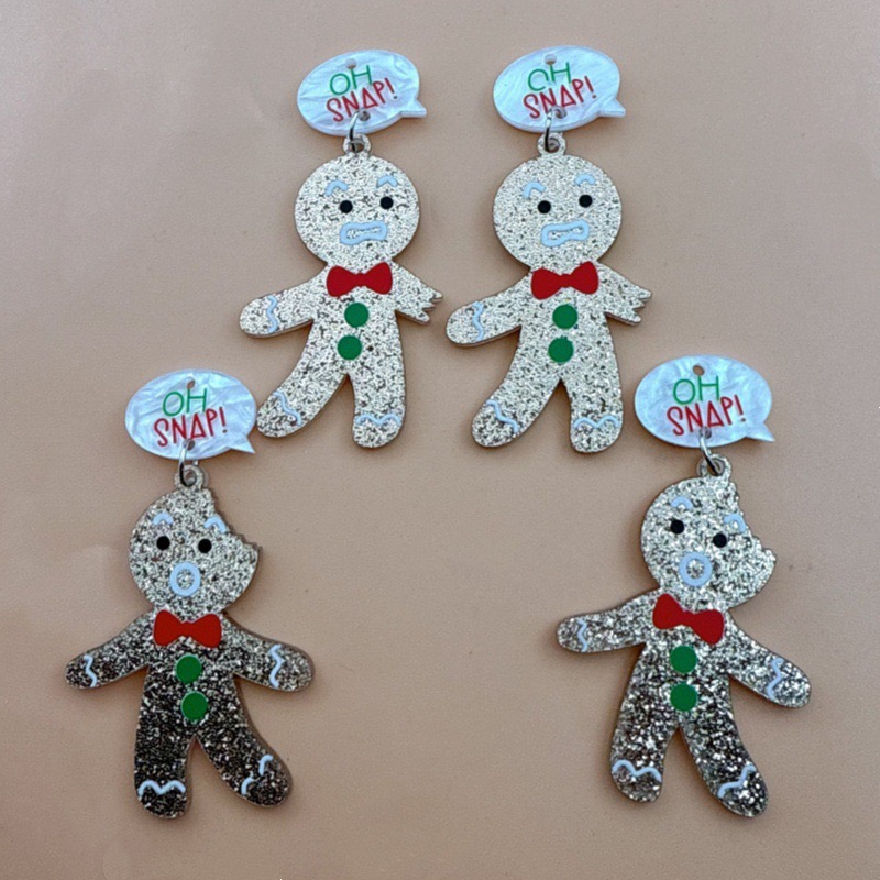 10pcs Cute Christmas Gingerbre - Jewelry Making Accessories recensione e prezzo