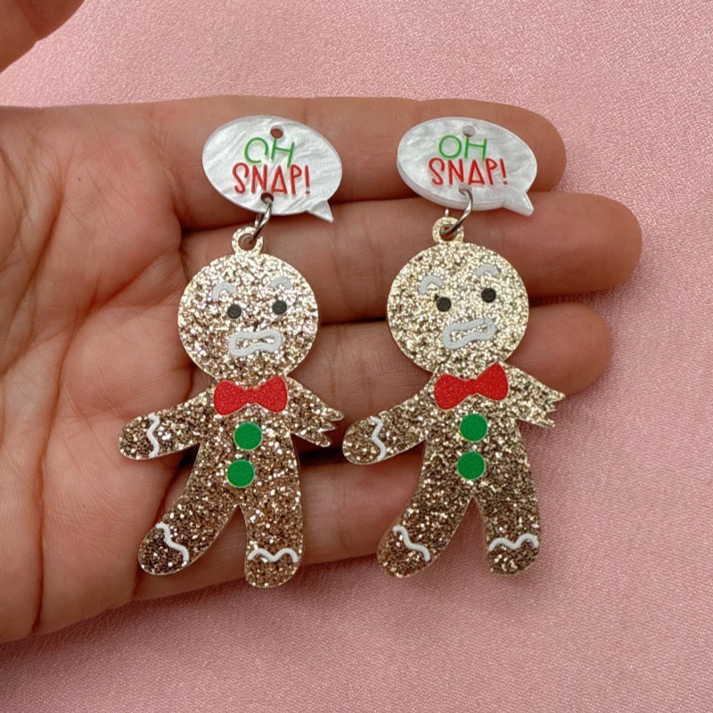 10pcs Cute Christmas Gingerbre - Jewelry Making Accessories recensione e prezzo