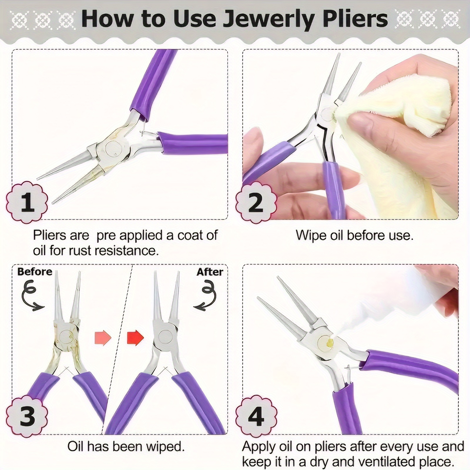 8 pieces/set jewelry making pl - Jewelry Plier Set recensione e prezzo