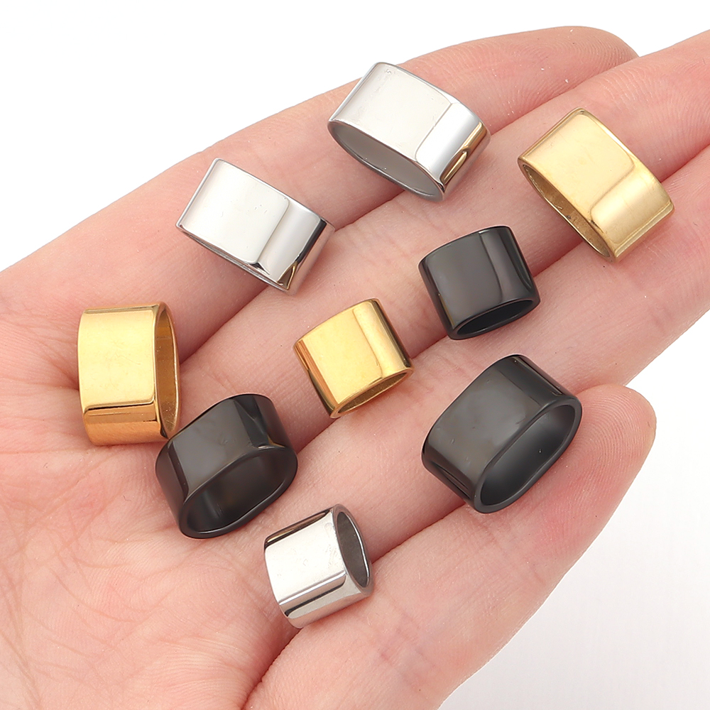 6pcs Flat Stainless Steel Tube - Jewelry Making Metal recensione e prezzo