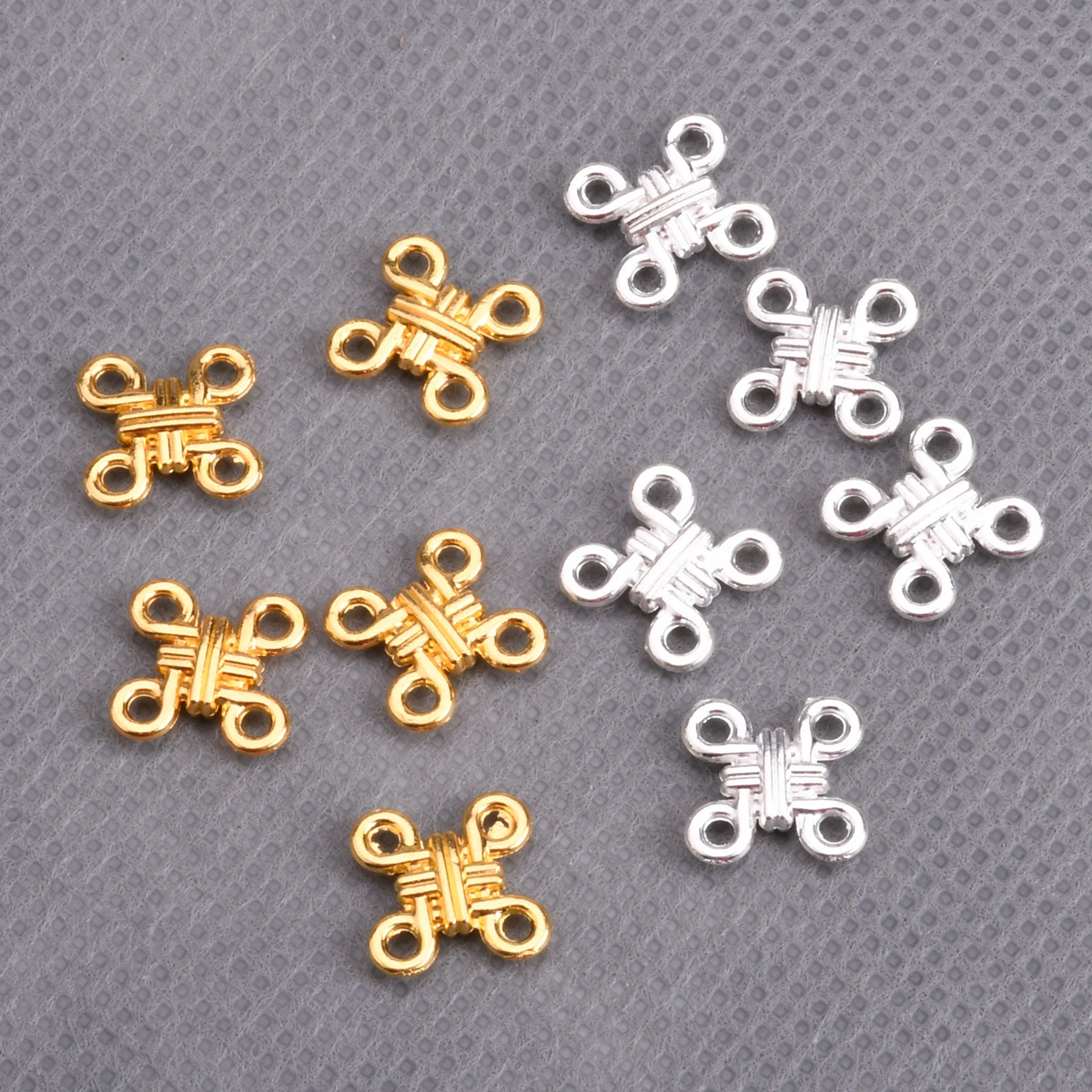 20pcs Cross Knot Shape 12mm Pl - Jewelry Making Knots recensione e prezzo