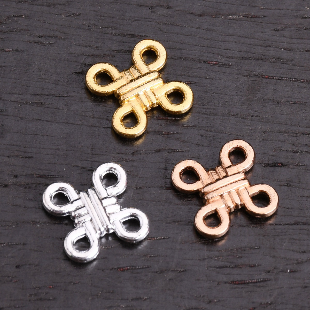 20pcs Cross Knot Shape 12mm Pl - Jewelry Making Knots recensione e prezzo