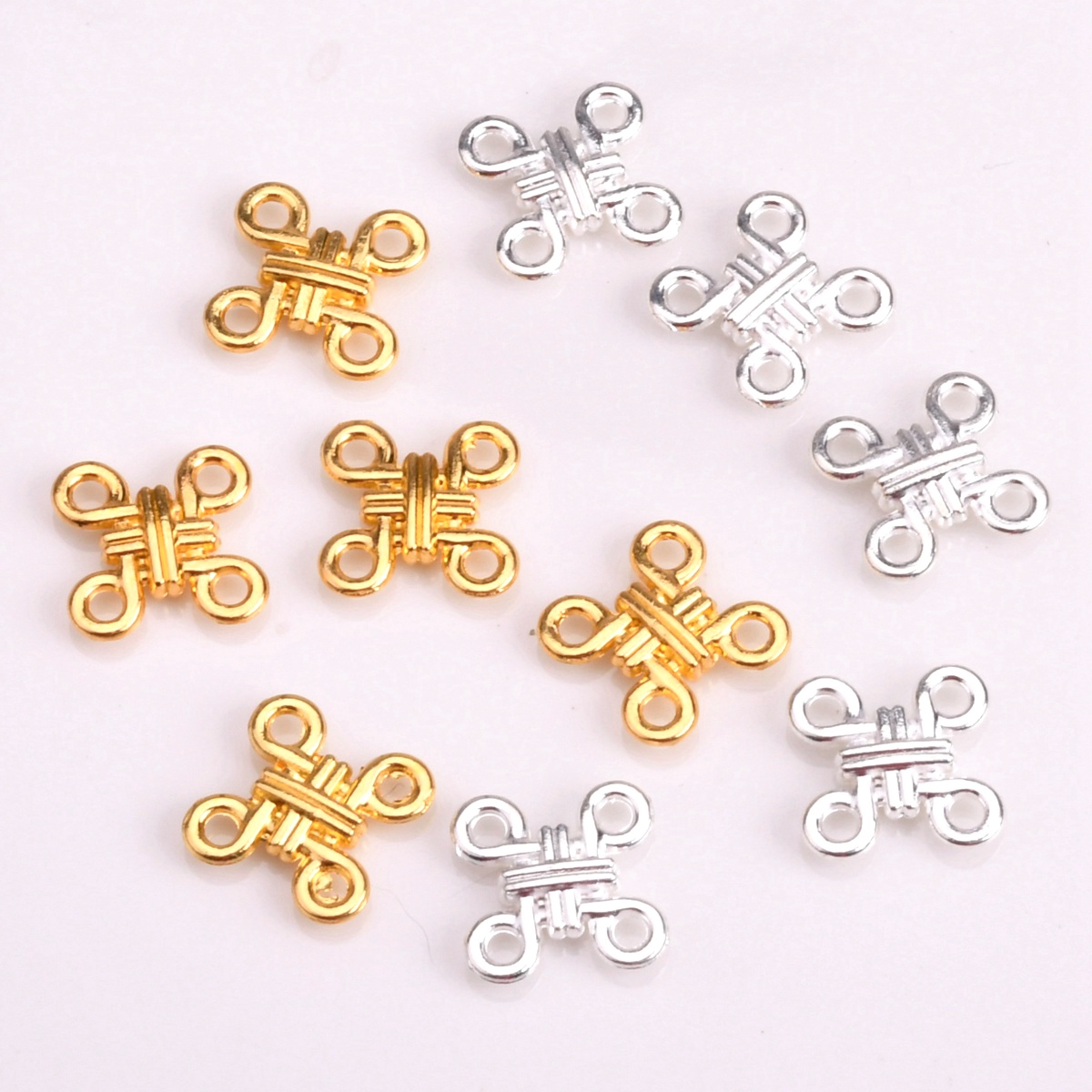 20pcs Cross Knot Shape 12mm Pl - Jewelry Making Knots recensione e prezzo