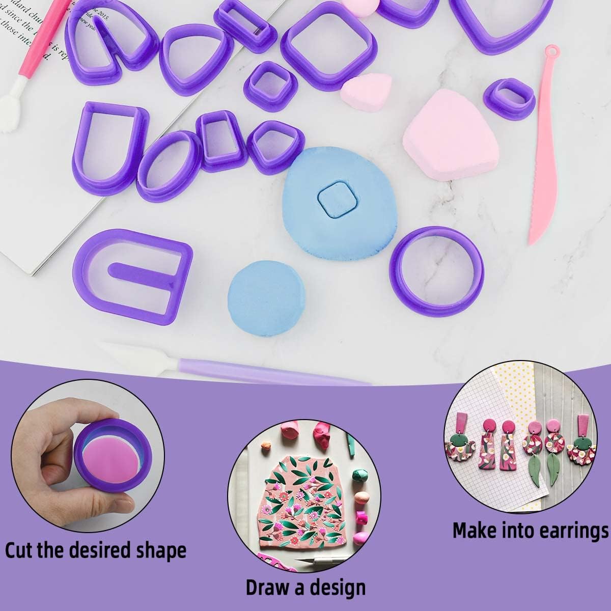Polymer Clay Earring Making Ki - Jewelry Making Kits For Girls recensione e prezzo