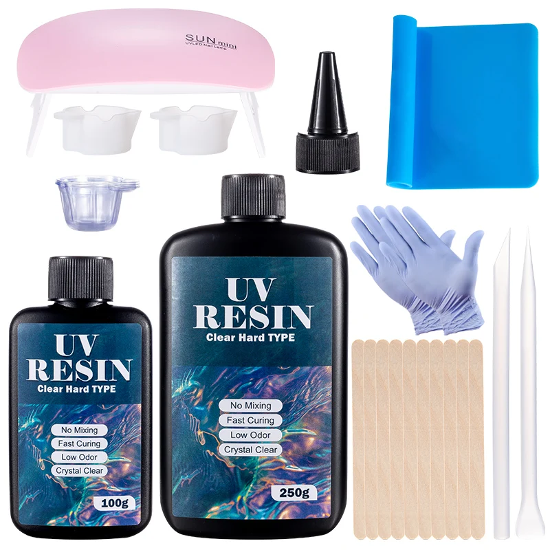 Hard UV Resin Glue Kit Fast Cu - Jewelry Making Tool Kit recensione e prezzo