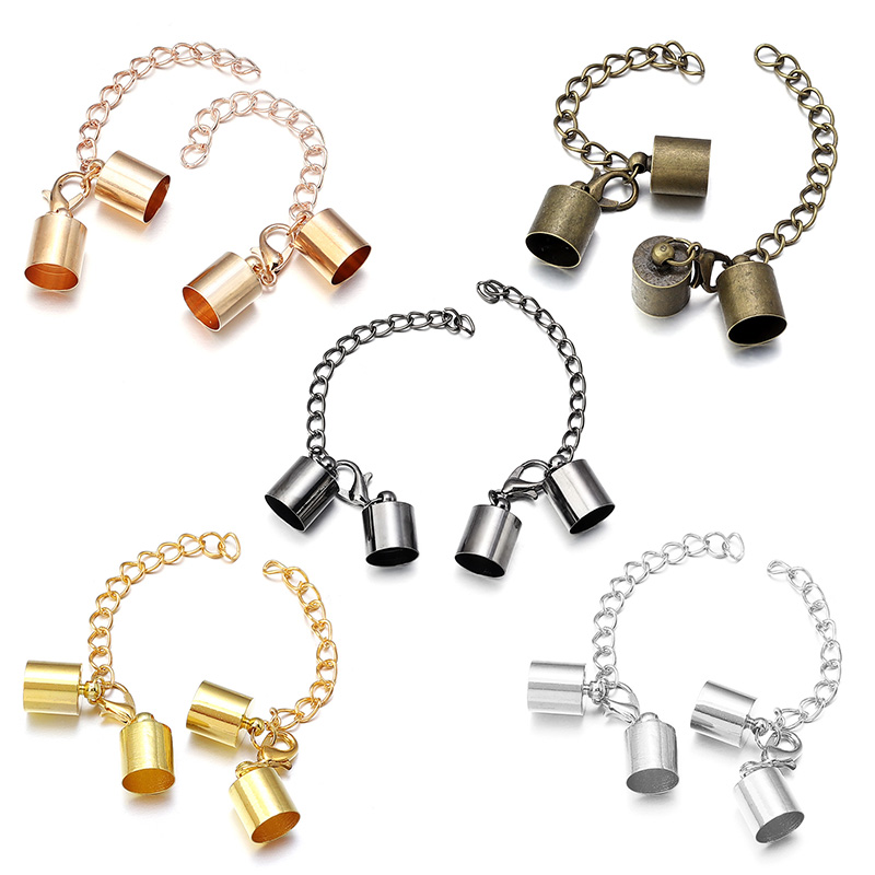 10Sets Leather Cord End Caps W - Jewelry Making Accessories recensione e prezzo