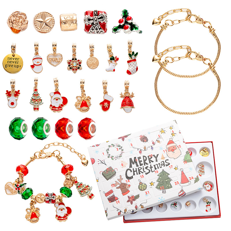 Christmas Advent Calendar 24 D - Jewelry Making Advent Calendar recensione e prezzo