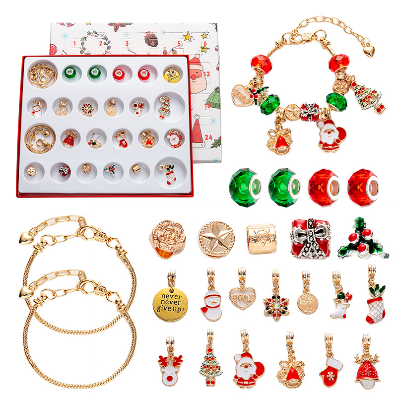 Christmas Advent Calendar 24 D - Jewelry Making Advent Calendar recensione e prezzo
