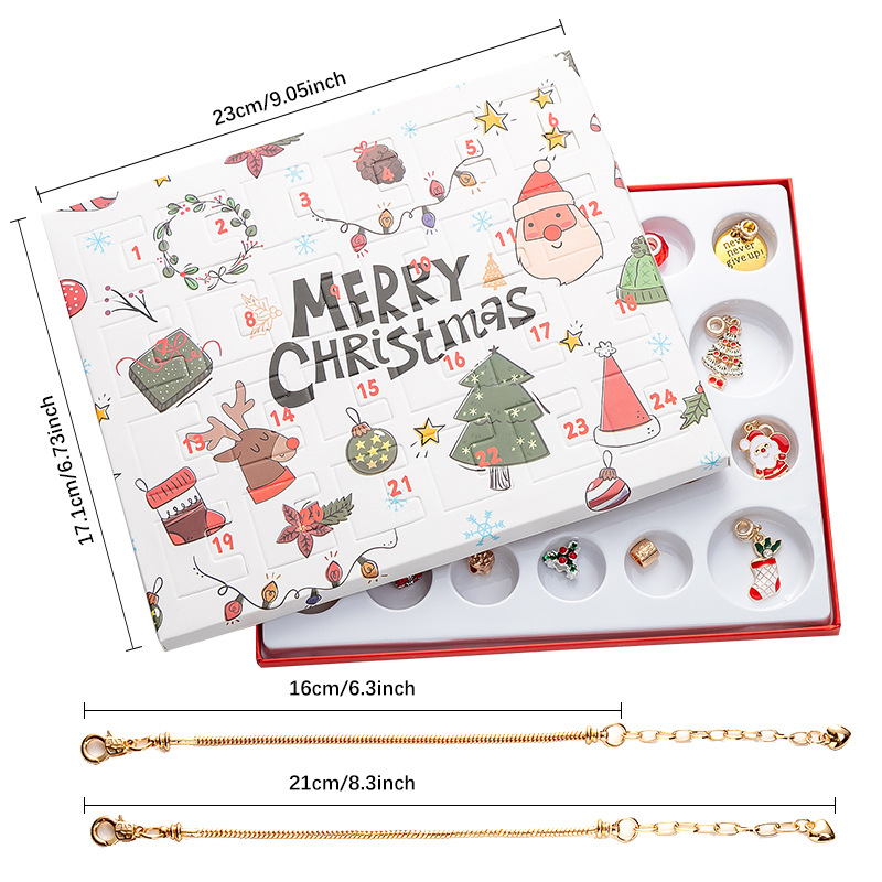 Christmas Advent Calendar 24 D - Jewelry Making Advent Calendar recensione e prezzo