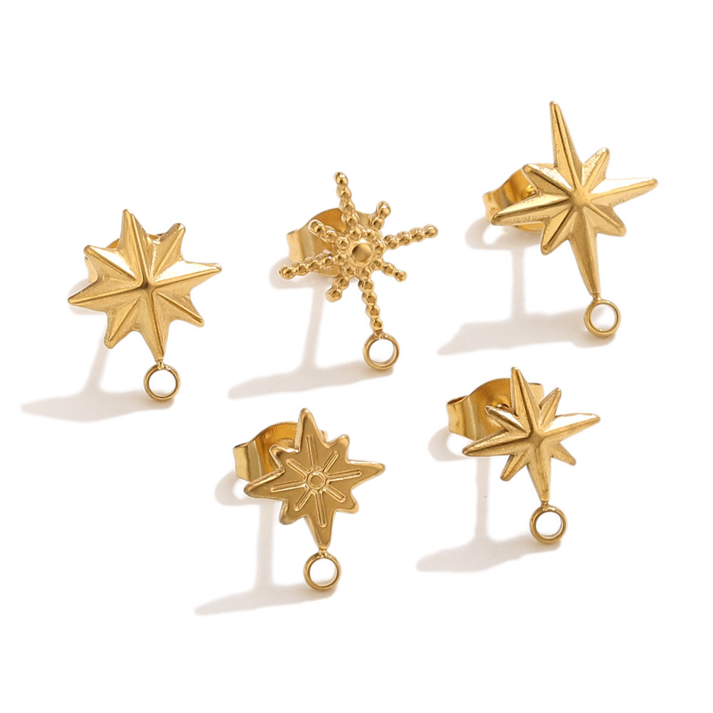 6pcs Stainless Steel Star Earr - Jewelry Making Tool Kit recensione e prezzo
