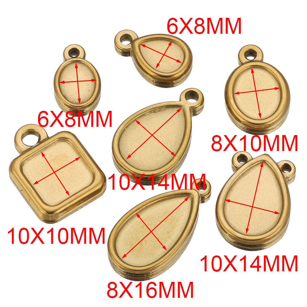 5pcs Stainless Steel Square Dr - Jewelry Making Tray recensione e prezzo