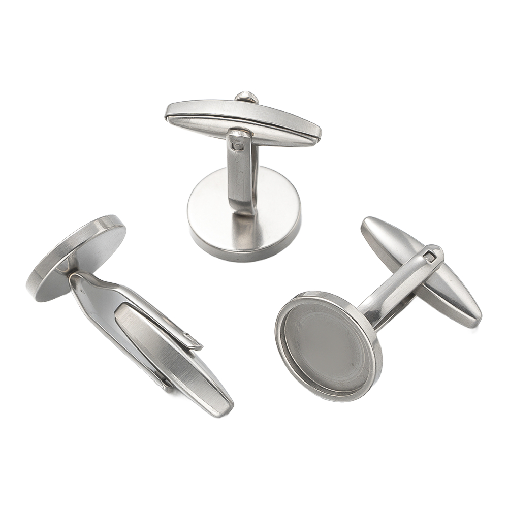 5Pcs Stainless Steel Cufflinks - Jewelry Making Tray recensione e prezzo