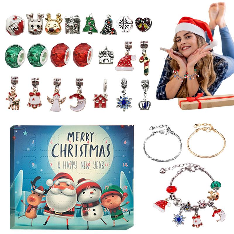 Christmas Advent Bracelet Set  - Jewelry Making Advent Calendar recensione e prezzo