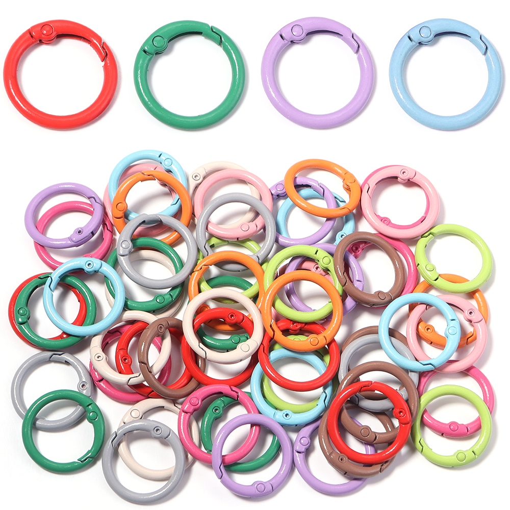 20Pcs/Lot Metal O Ring Spring  - Jewelry Making Metal recensione e prezzo