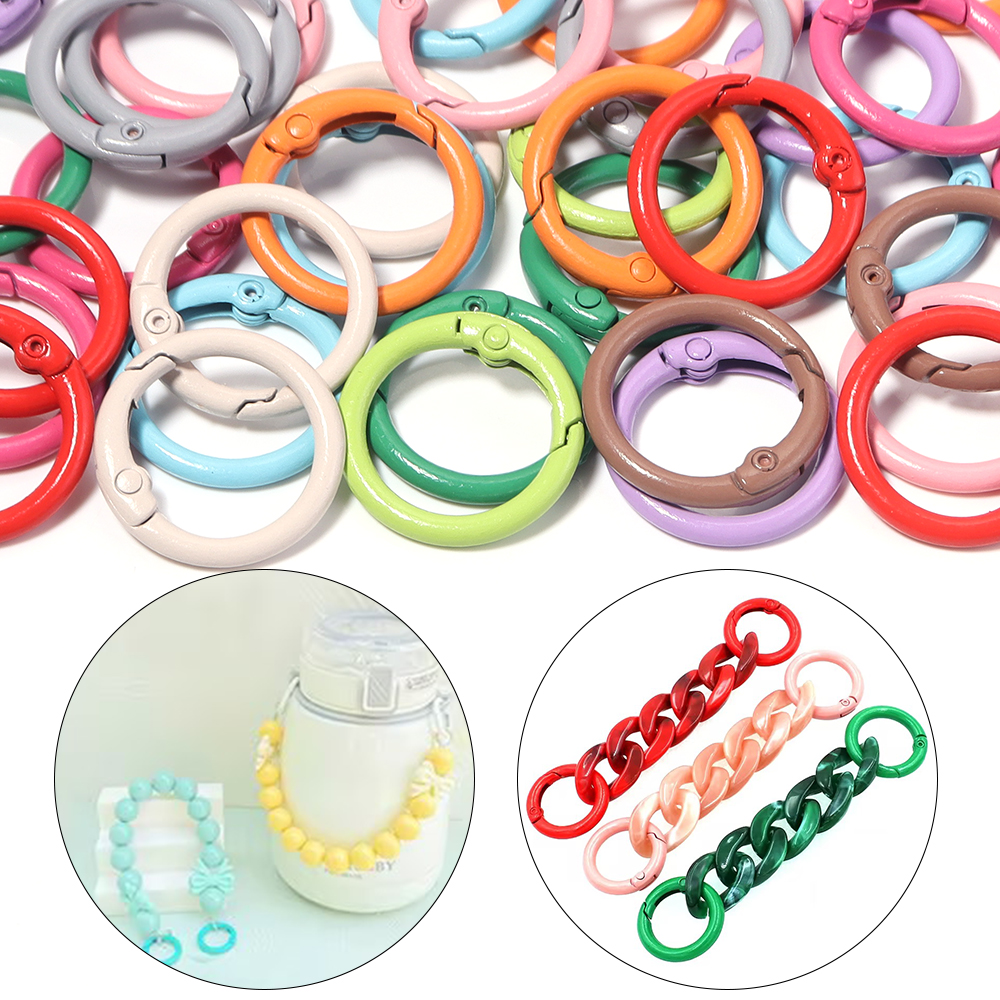 20Pcs/Lot Metal O Ring Spring  - Jewelry Making Metal recensione e prezzo